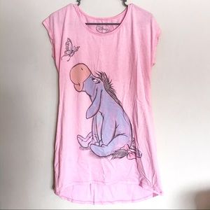 Baby pink Winnie The Pooh (Eeyore) night gown